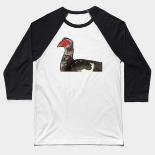 Muscovy duck Baseball T-Shirt